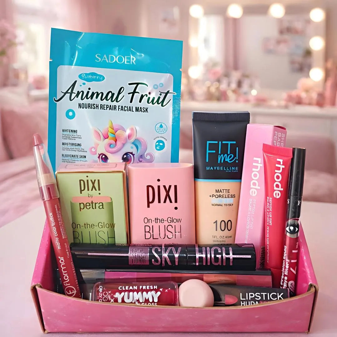 9 in 1 Makeup & Skincare Bundle - Beauty Box