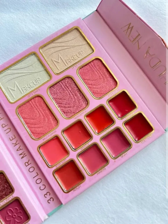 All in One Eyeshadow, Blush, Highlighter, and Lipstick Pallet