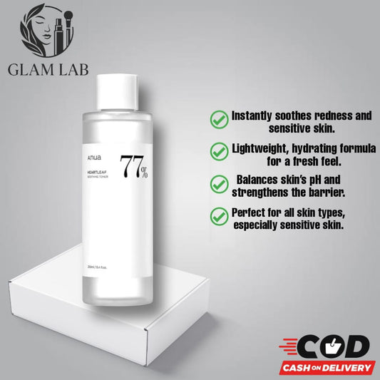 ANUA heartleaf 77% soothing toner