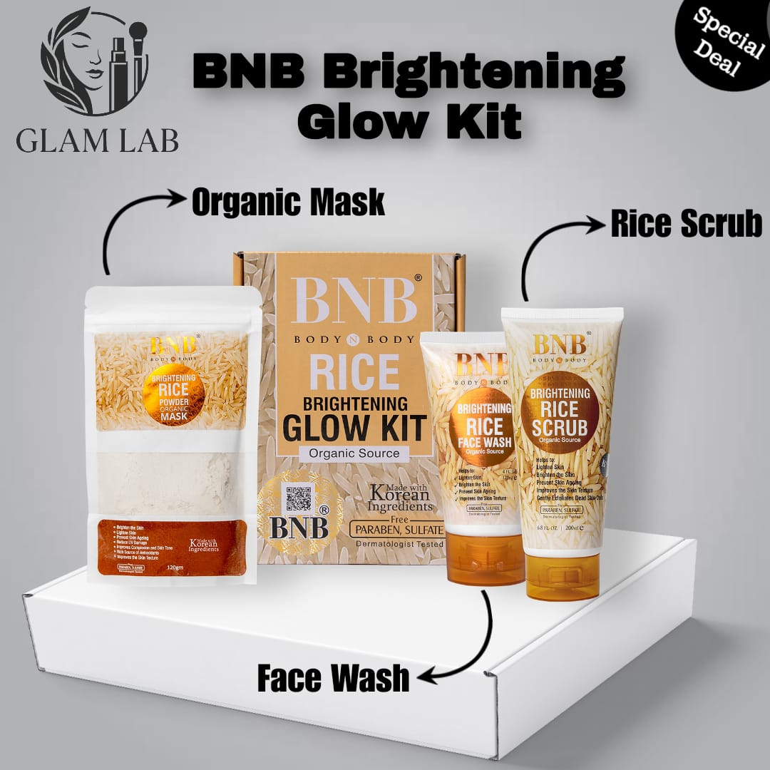 BNB Rice Extract Facial Kit - Pack of 3