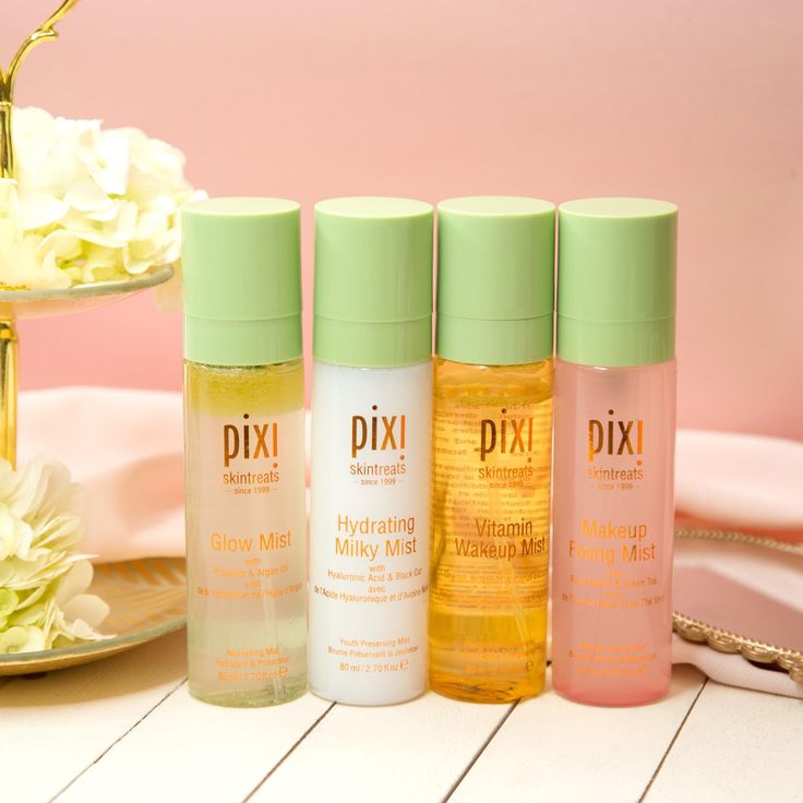 Pixi Skin Treats Glow Mist Hydrating Makeup Setting Spray for Radiant Skin