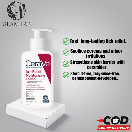 CeraVe Itch Relief Moisturizing Lotion, 237ml