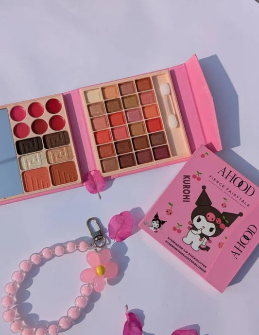 All in One Eyeshadow, Blush, Highlighter, Lipstick Pallet, Eyebrow Powder