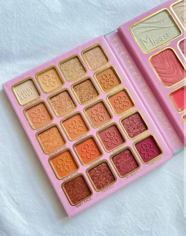 All in One Eyeshadow, Blush, Highlighter, and Lipstick Pallet