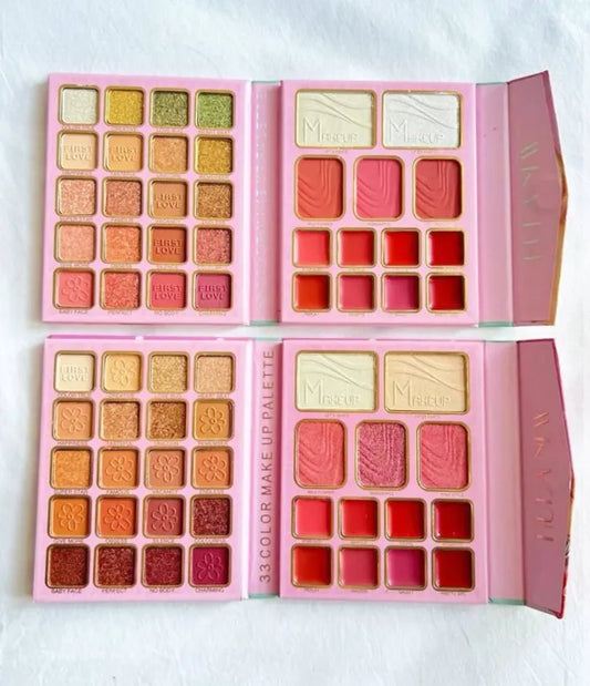 All in One Eyeshadow, Blush, Highlighter, and Lipstick Pallet