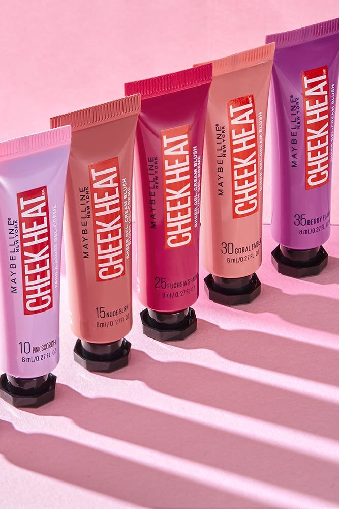 Pack Of 6 Maybelline Cheek Heat Blush