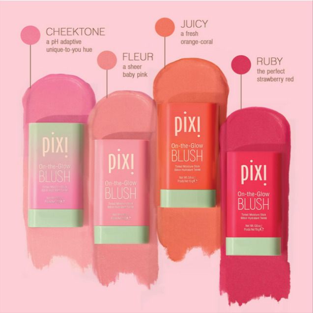Pixi On-the-Glow Blush Stick Hydrating Tinted Moisture for Cheeks & Lips